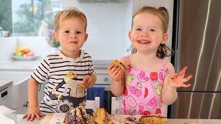 Twin Toddlers Bake Their Own Birthday Cake! 🎂🎉 Twin Toddlers Cooking Show Episode #18 screenshot 4