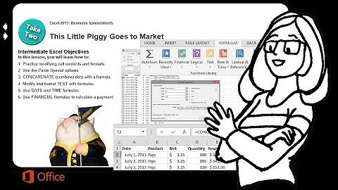Microsoft Excel 2013 Intermediate: Text Functions