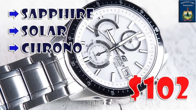 Casio Edifice EFS-S510D Review - How Does Casios' Solar Stack Up? - YouTube