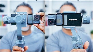 Dji Osmo Mobile 2 with gopro 7 Silver