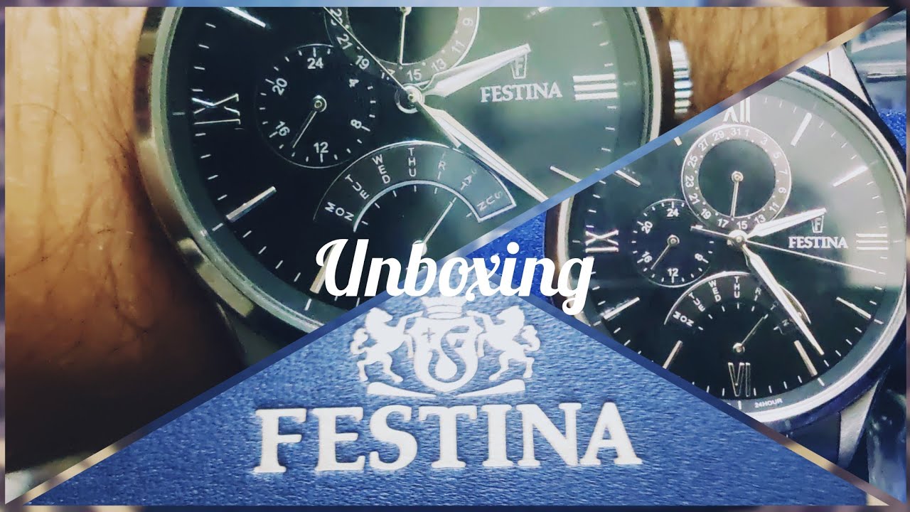 Festina Multifunction Men's Watch ll FESTINA F16822/4. - YouTube