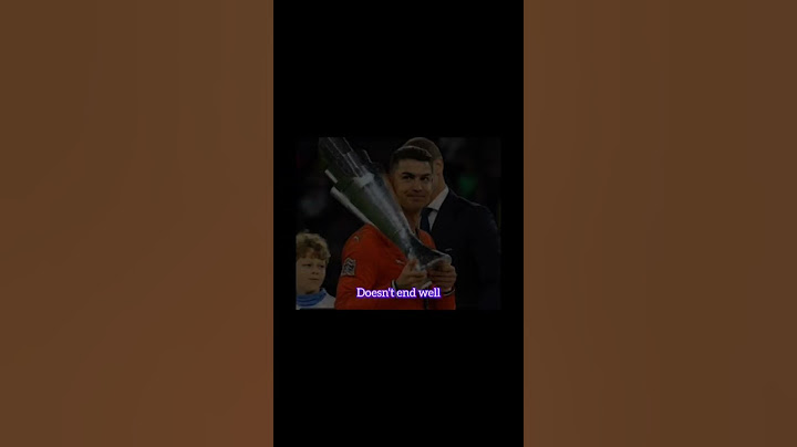 playing football with the Goat does not end well #ronaldo #football #trophy 😂