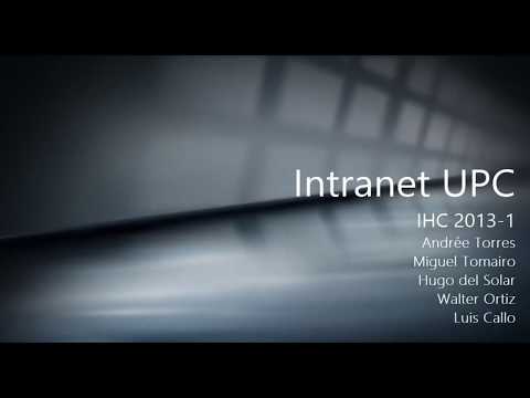 IHC - Intranet UPC