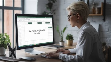 Excel 365 Jak korzystać z nagłówka i stopki w ustawieniach strony