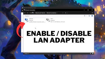 How to Disable or Enable Ethernet Port (LAN Adapter) in Windows 11, Windows 10