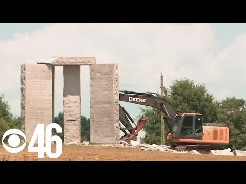 Georgia Guidestones damaged by explosion