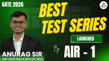 Best Mock Test Series | MN GATE 2026 | Mininig Pathshala | Anurag Sir (AIR - 1) #mining #gatemining