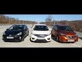 Кто БЫСТРЕЕ? Note e-POWER vs Honda FIT vs Toyota Aqua. ГОНКА ГИБРИДОВ!