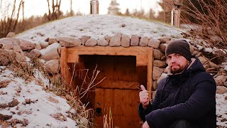 Built a Bathhouse Underground in 4.5 months. ALL CONSTRUCTION Step by Step. DIY