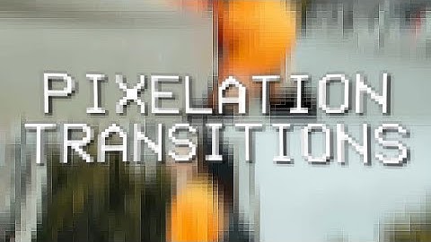 Pixelation Transitions Premiere Pro Templates