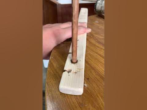 Recreated a Native American pump drill - YouTube