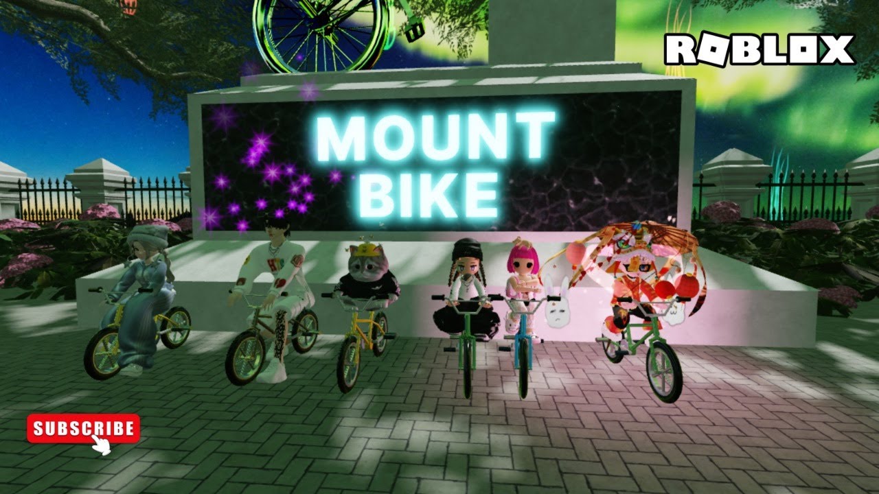 NAIK SEPEDA SAMBIL NAIK GUNUNG SERU BANGET 😆 - MOUNT BIKE | ROBLOX INDONESIA