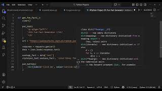 (25) Python Project: Fun Fact Generator