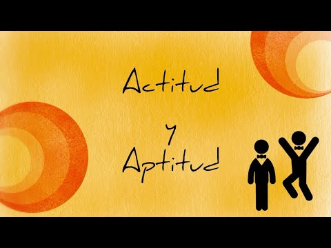 ¿Qué es aptitud y actitud?