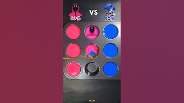 Guess the mixed color of Squid Game 2 #squidgame #squidgame2 #colormixing #satisfying #shorts