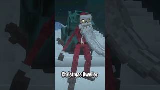 Este mod agrega una nueva criatura terrorífica en Minecraft - Christmas Dweller #shorts #minecraft
