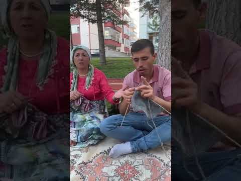 ANNEM İLE ÖRGÜ ÖREN ADAMIN DİYALOĞU