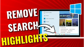 How to remove search highlights on windows 10
