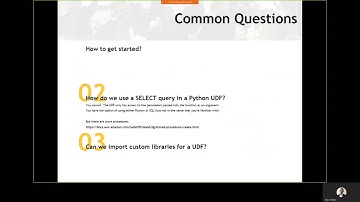 AWS Redshift   User Defined Functions
