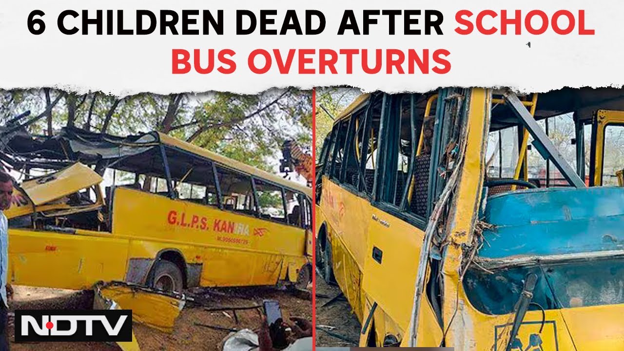 Haryana Bus Accident | 6 Children Killed In School Bus Accident; Driver ...