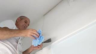 Cracks in plasterboard, a common cause and how to fix them