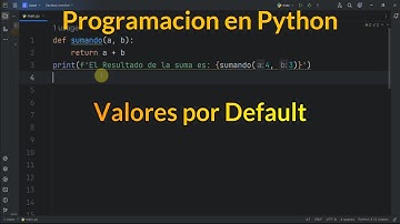 Valores por Default en los Parámetros de una Función en Python