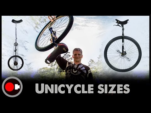 Unicycle science - Why so many wheel sizes?