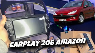 CarPlay 206 Amazon (déballage ￼+ installation  )