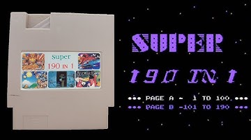 Super 190 in 1 Unlicensed NES Multicart