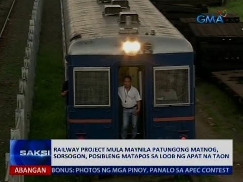 Railway project mula Maynila patungong Matnog, Sorsogon, posibleng matapos sa loob ng apat na taon