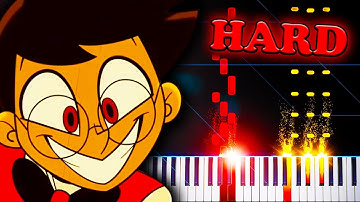 UPSIDE DOWN (A Hazbin Hotel Song) - Piano Tutorial