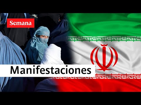 Protesta al frente de la embajada de Irán, en Bogotá | Semana noticias