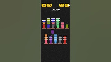 Cup Sort Puzzle Level 1088 = Water Sort Puzzle Level 1088 = Ball Sort Puzzle Level 1088 All the same