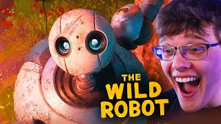 THE WILD ROBOT Official Trailer REACTION! (FREAKING FANTASTIC!)