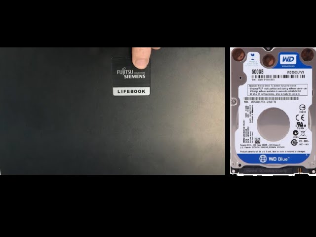 HOW TO REPLACE A NOTEBOOK HARD DRIVE fujitsu lifebook E8310