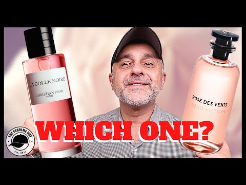 DIOR LA COLLE NOIRE VS LOUIS VUITTON ROSE DES VENTS  BATTLE OF THE LVMH  FRESH DEWEY ROSE FRAGRANCES 