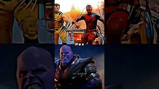 Deadpool & Wolverine vs Thanos #vivshorts