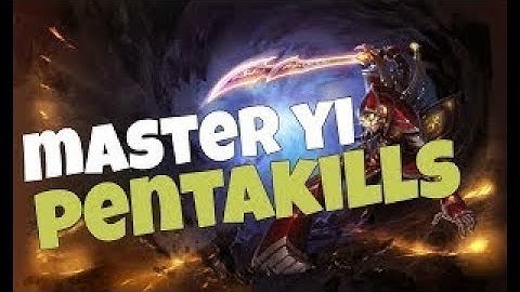 Master Yi 1v5 Pentakill Montage 2