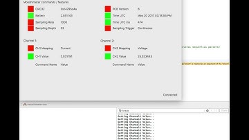 Mooshimeter in Streaming mode (Swift on MacOS) test