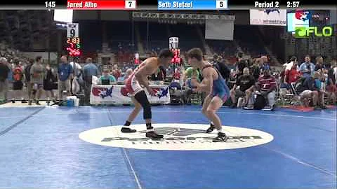 Junior 145 - Jared Albo (Colorado) vs. Seth Stetze...