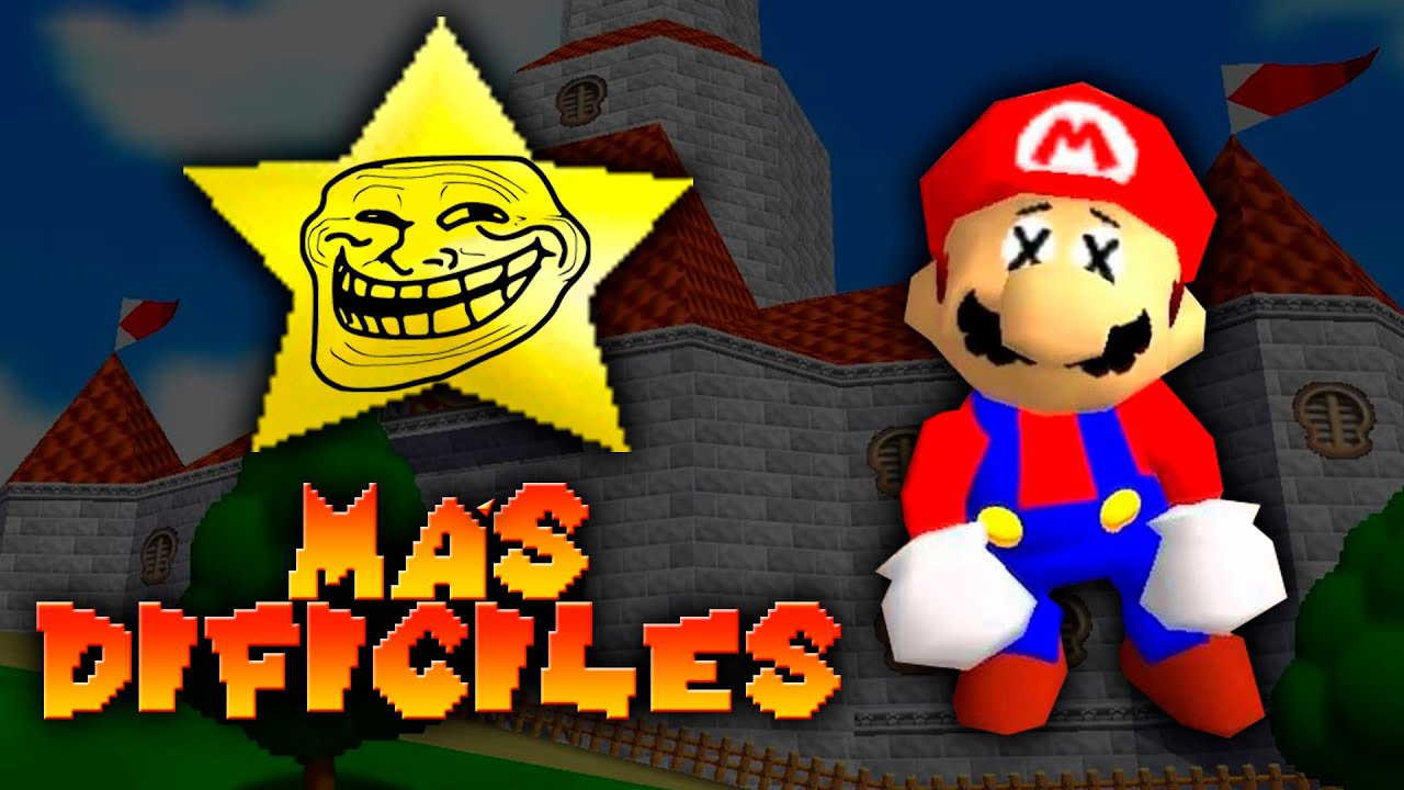 SUPER MARIO 64 🌟 TOP 10 de ESTRELLAS más DIFÍCILES del JUEGO🌟