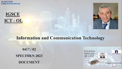3- IGCSE ICT OL 0417 SPECIMEN 2023 PAPER 2 - VAR 02 - WORD DOCUMENT