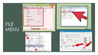 Computer Science | NOTE PAD | Components and working with Notepad