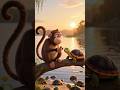 bandar ki kahani #ai #cartoon #3d #story #creator #animatedvideo #monkey #foryou #public #good
