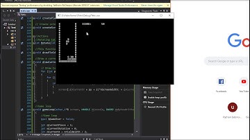 C++ - Tetris video game