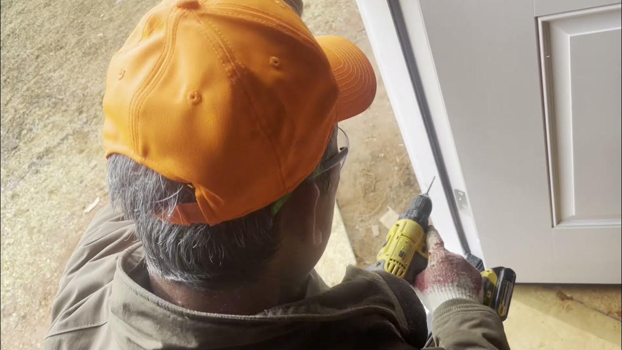 How to install an exterior door YouTube