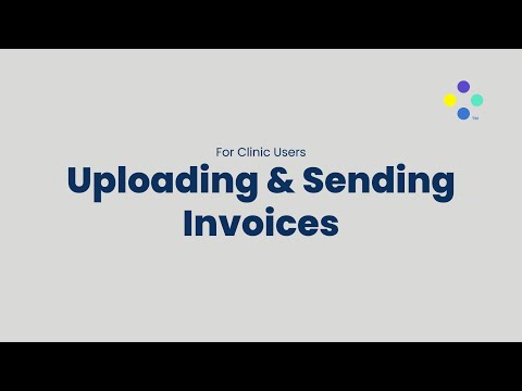 Uploading and Sending Invoices