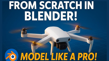 Realistic Drone Animation in Blender | Smooth Flying Motion Tutorial