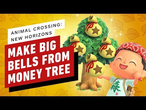 Animal Crossing: New Horizons - How to Make Big Bells from a Money Tree