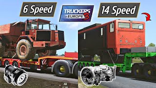 🚚TOE 3 - 6 Speed VS 14 Speed Transmission/Gearbox - Heavy Haulage, Medium Cargo pulling test🏕